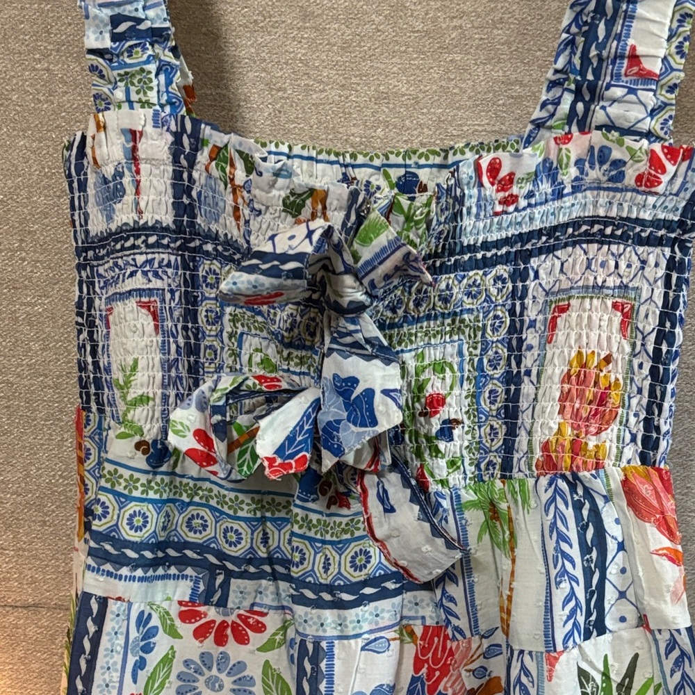 FARM Rio Multicolor Floral Patchwork Dress - Picture 4 of 4